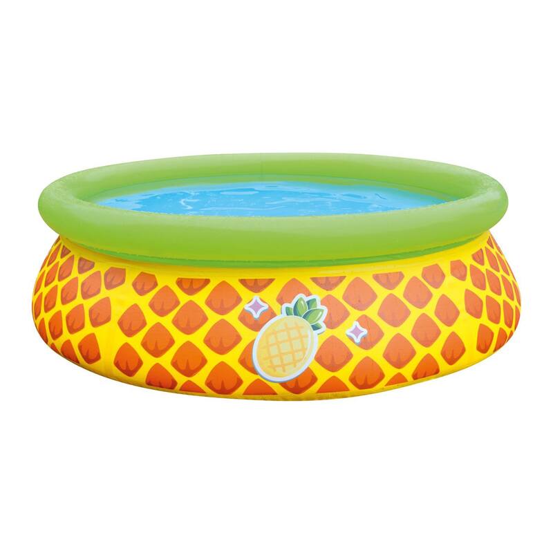 JLeisure Prompt Set & 3D Pineapple Inflatable Outdoor Swimming Pool (2 Pack) - 11.62