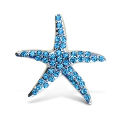 CoTa Global Starfish Sparkling Refrigerator Magnet with Crystals - 1.75 Inch