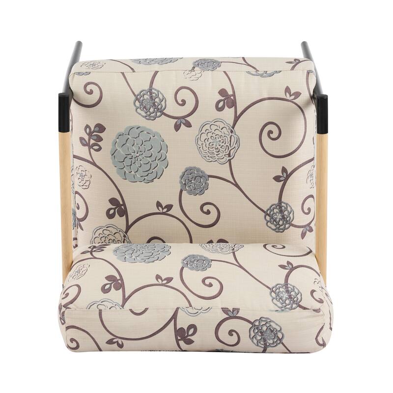 Christopher Knight Home - Varsts Modern Upholstered Accent Chair with Wood Frame, Emerald