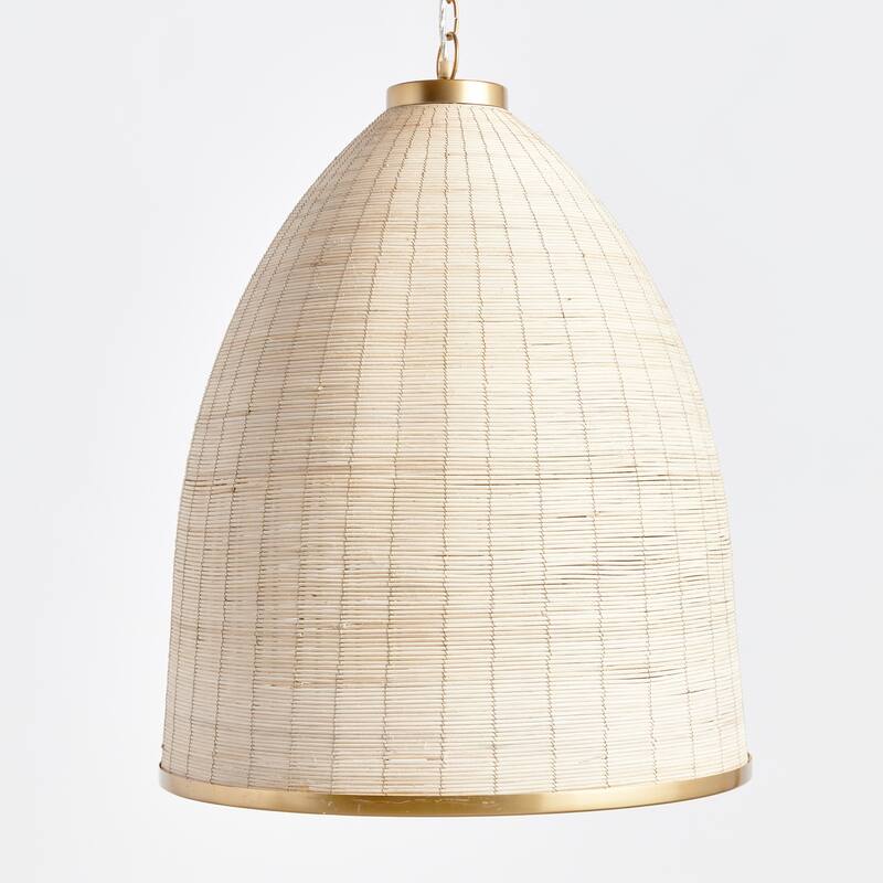 Maye Bell Pendant - White