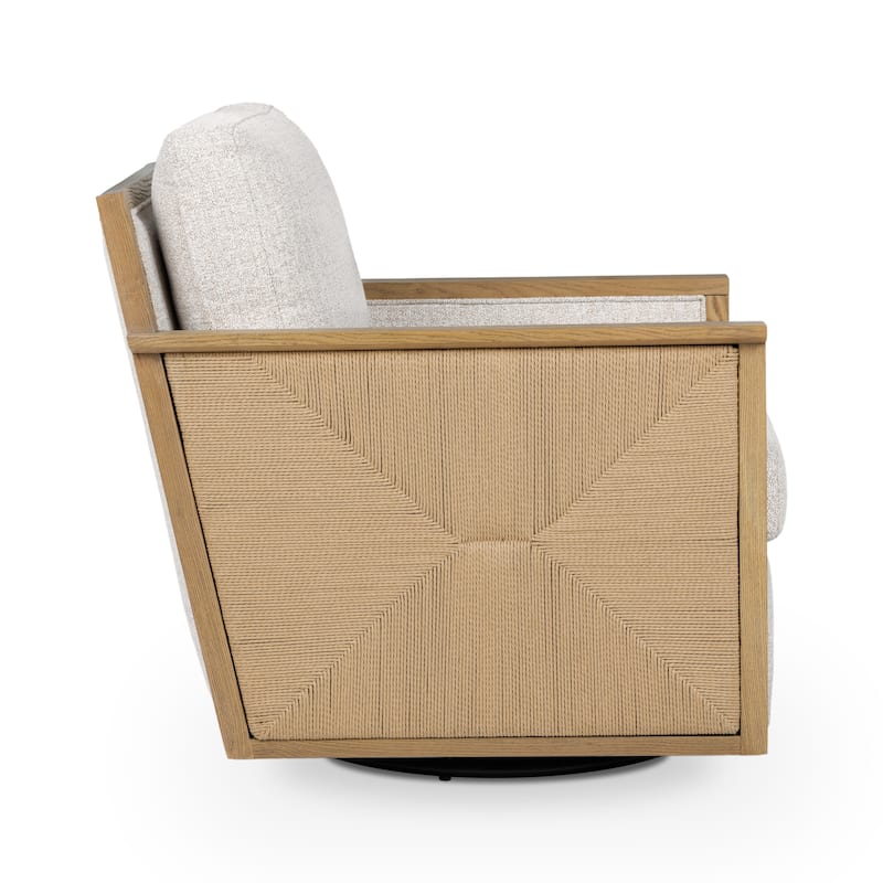 Classic Home Norman Swivel Accent Chair