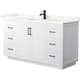 Option White / Giotto Quartz Top / Matte Black Hardware