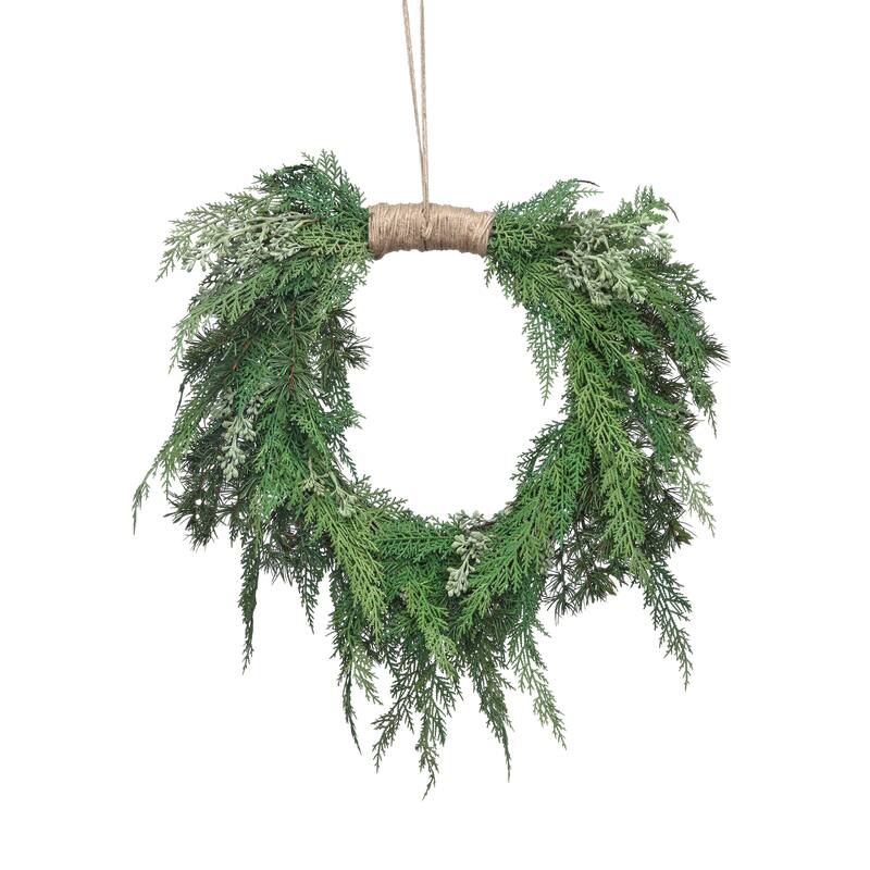 26" Natural TouchCedar Heart Shape Hanging