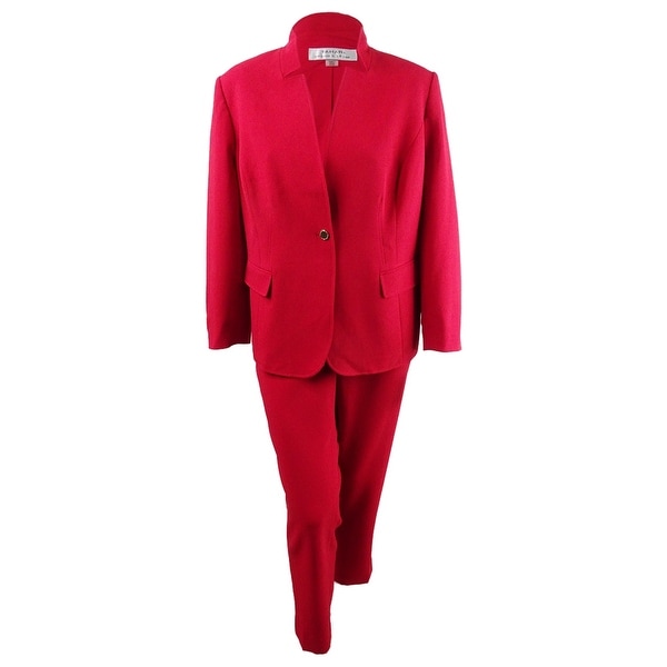 red suit women's plus size