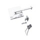preview thumbnail 14 of 16, Rain Shower System with Waterfall Tub Spout 3 Function Bathroom Shower Faucet Set Contain 12 Inch Shower Head