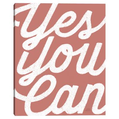 Positivity V Canvas Art Print