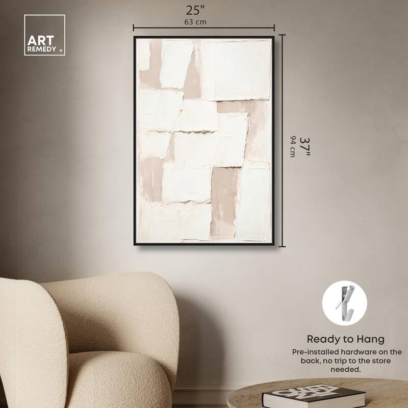 Plastered Planes II Canvas by Art Remedy
