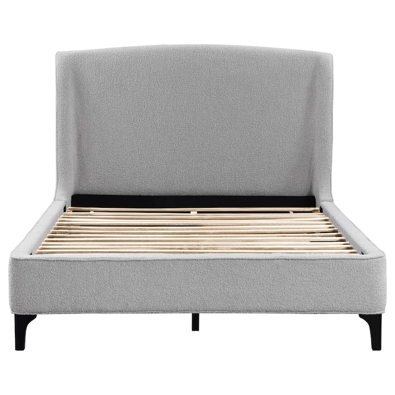 Mosby Contemporary Boucle Upholstered Wingback Bed