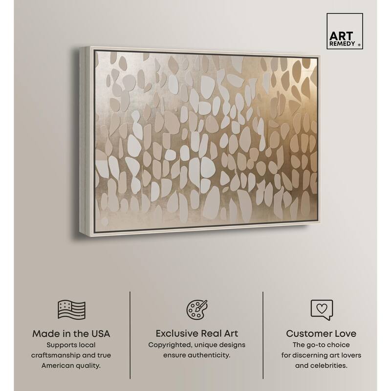 Glimmering Cascade Canvas by Art Remedy