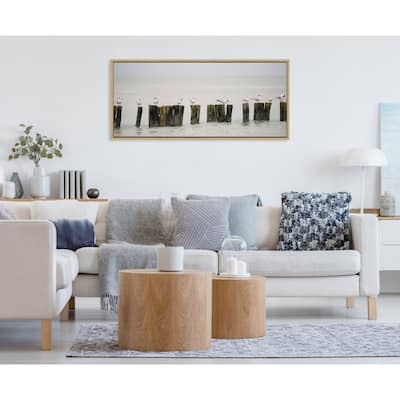 Kate and Laurel Sylvie Isla Framed Canvas by Crystal Lynn Collins
