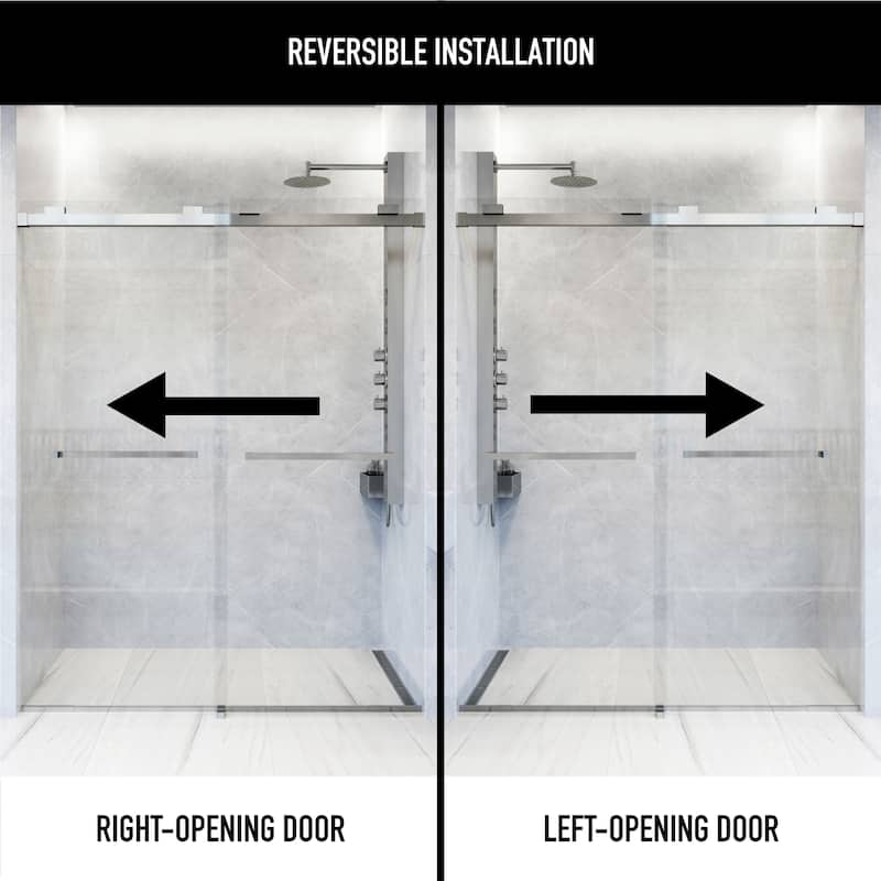 VIGO Houston Frameless Sliding Door