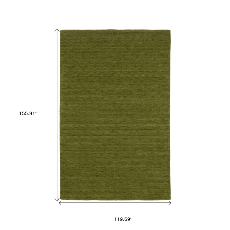 HomeRoots Solid Color Casual Rectangle Area Rug