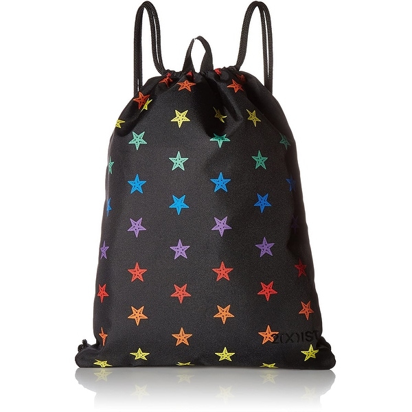 rainbow drawstring backpack