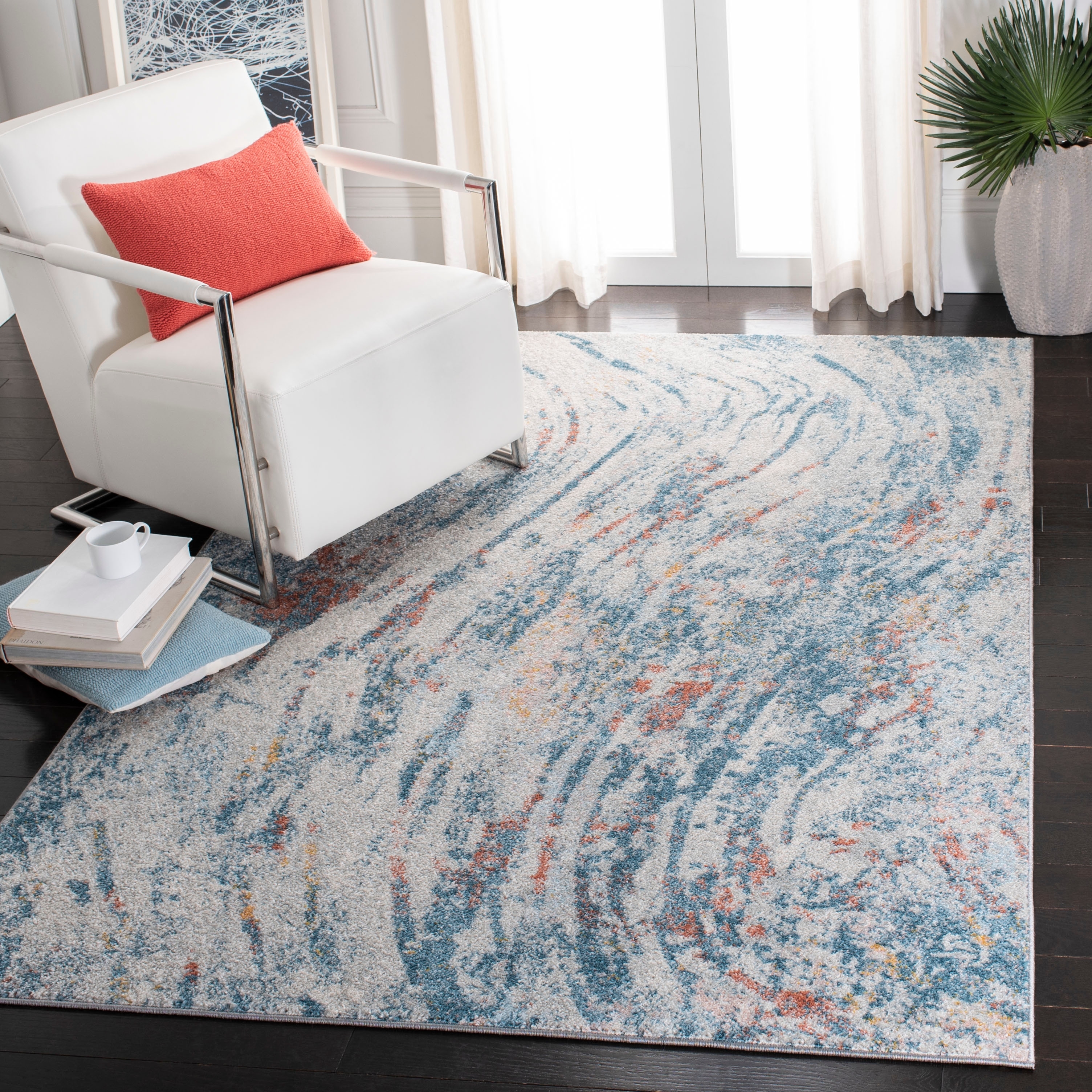 SAFAVIEH Tulum Basima Abstract Rug