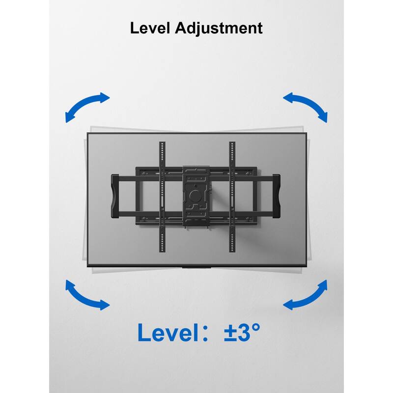 ErgoAV Motion Mount with Dual Arms for TVs 49″ to 90″