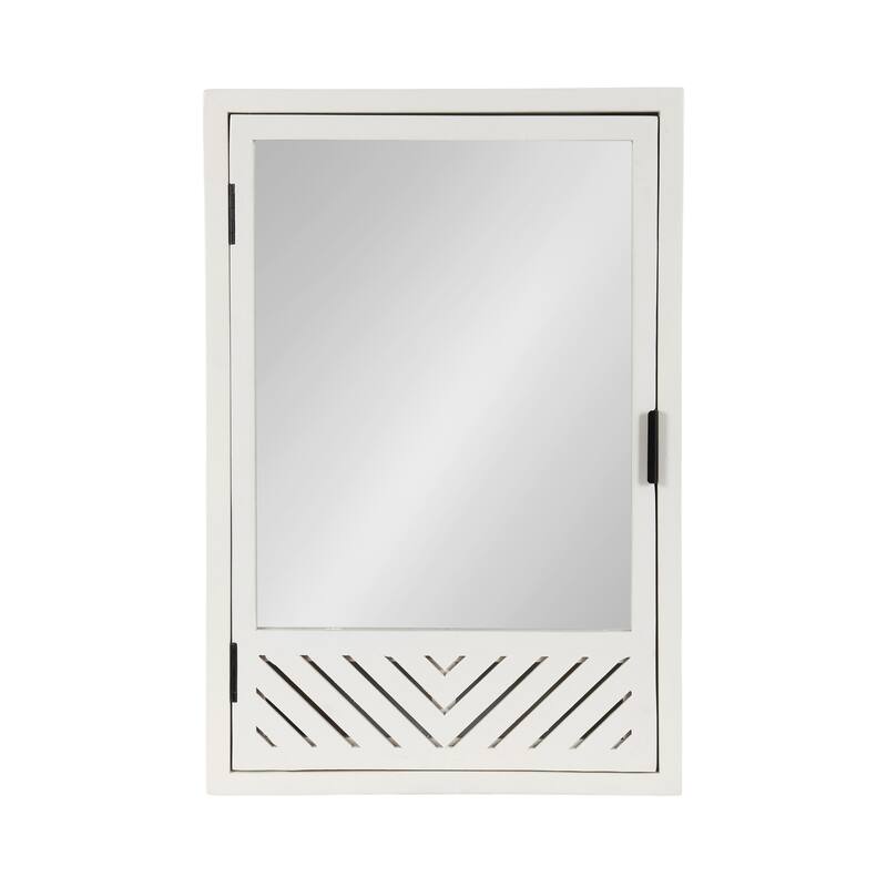 Kate and Laurel Mezzeta Bathroom Cabinet with Mirror