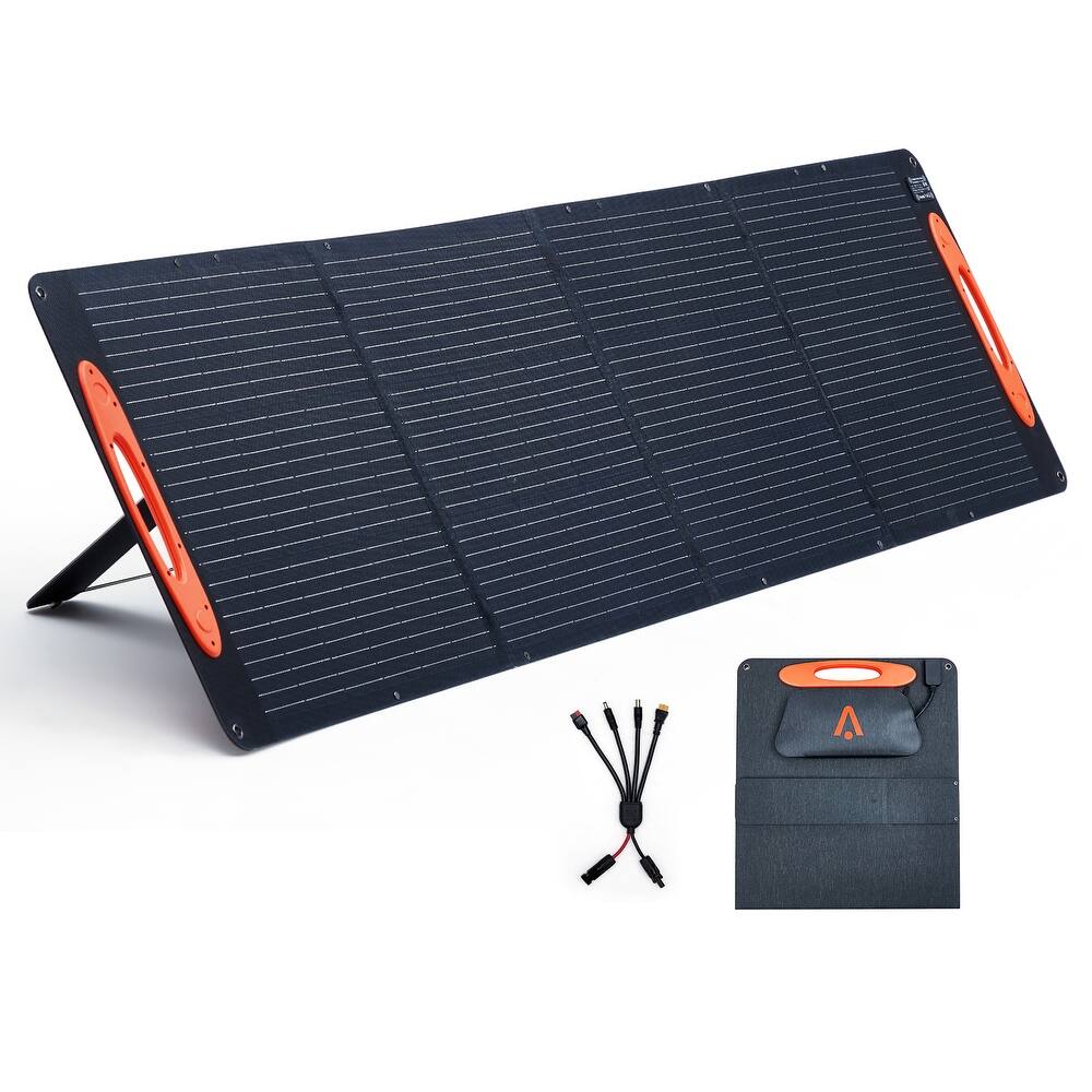 210W ETFE Portable Foldable Solar Panel for Camping, Rv, Home, and Blackouts. - ETFE 210W