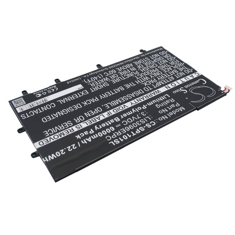 Battery for Sony SGP321 SO-03E Xperia Tablet Z 10.1 inch LIS3096ERPC CS-SPT101SL - Black