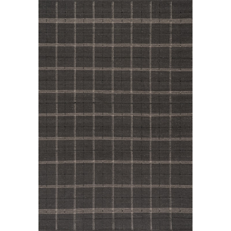 Nate Berkus Downing Plaid Wool Cozy Area Rug
