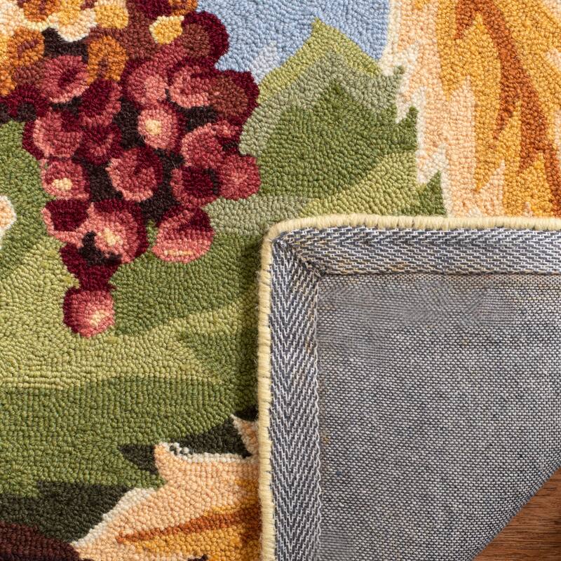 SAFAVIEH Handmade Chelsea Lucero French Country Wool Rug