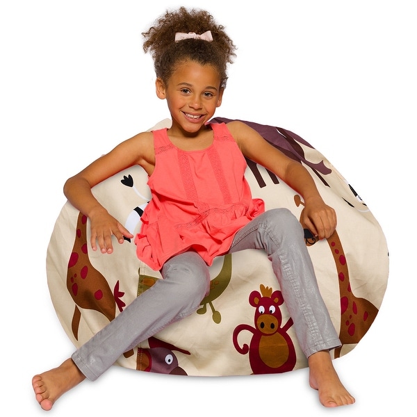Lounge Pug Kids' Giant Snuggle Bean Bag Chair UK Cord Ivory Children's  Beanbags– Big Bertha Original IE