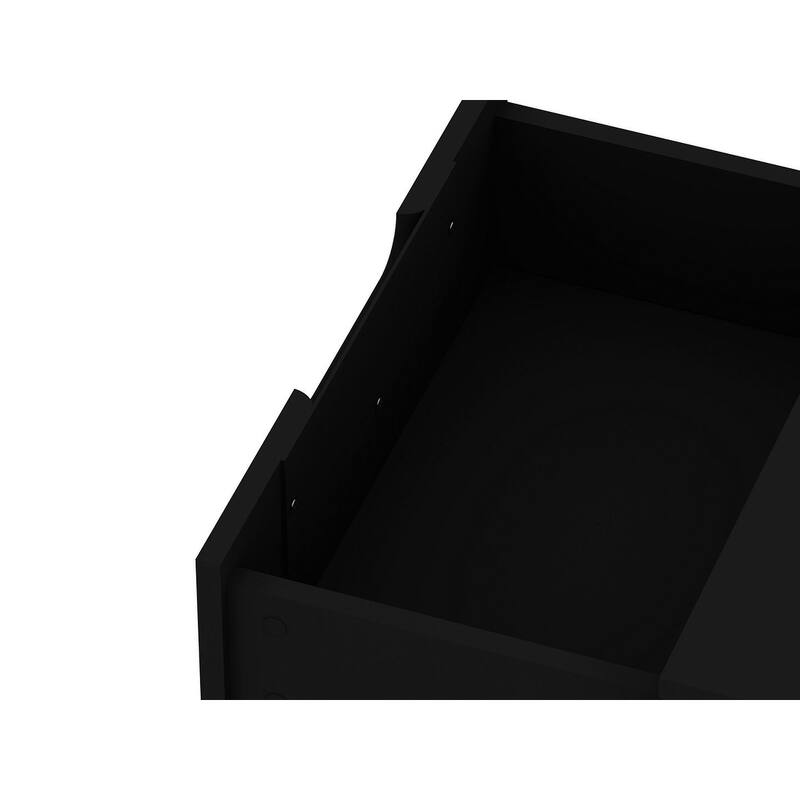 Manhattan Comfort Rockefeller 2-Drawer Nightstand (Set of 2)