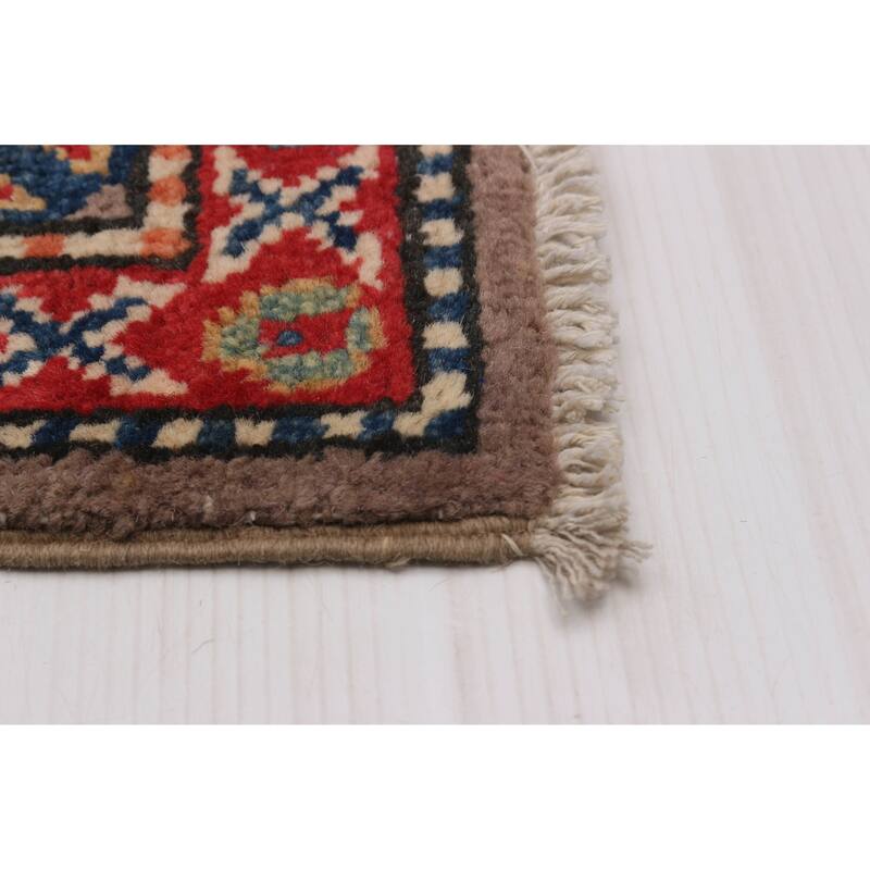 ECARPETGALLERY Hand-knotted Uzbek Ghazni Taupe Wool Rug - 3'3 x 4'9