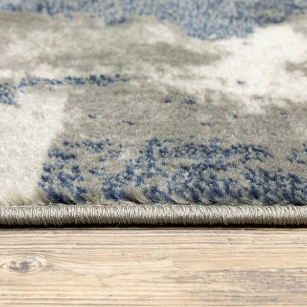 Shop Carbon Loft Moody Organic Abstract Gray And Charcoal Area Rug