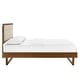 preview thumbnail 46 of 48, Willow Queen Wood Platform Bed With Angular Frame