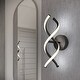 preview thumbnail 2 of 11, Artika DNA Modern Wall Light Fixture, Matte Black
