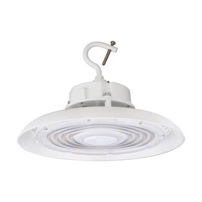 150W UFO LED High Bay - 20850 Lumens - 4000K - 120-277 Volt - 0-10V Dimmable - White Finish
