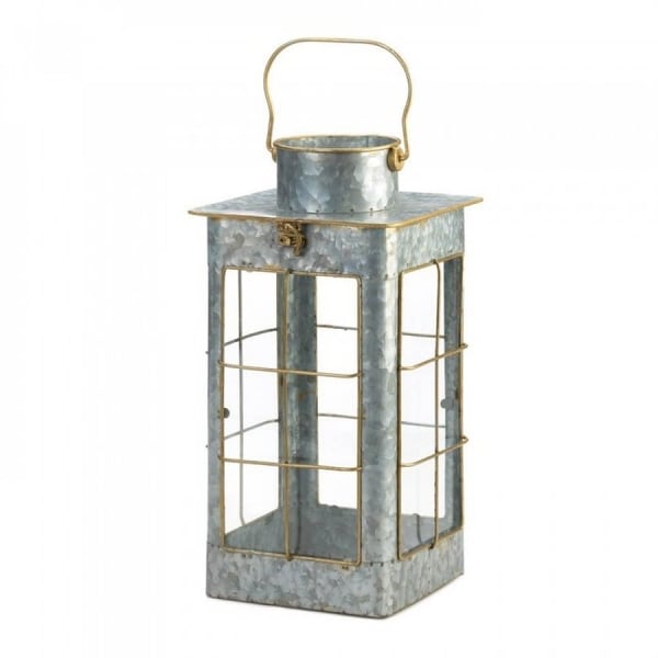 Galvanized Country Farmhouse Lantern