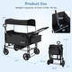 preview thumbnail 4 of 19, Babyjoy Foldable Wagon Stroller ,Baby Stroller with Removable - See Details