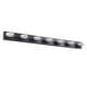 preview thumbnail 9 of 7, Modern 7-Light LED Vanity Fixture - Black Iron Finish with Acrylic Shades, Dimmable & Energy-Efficient