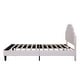 preview thumbnail 6 of 26, Elegant Full Size Upholstered Bed with Velvet Headboard, No Box Spring Required