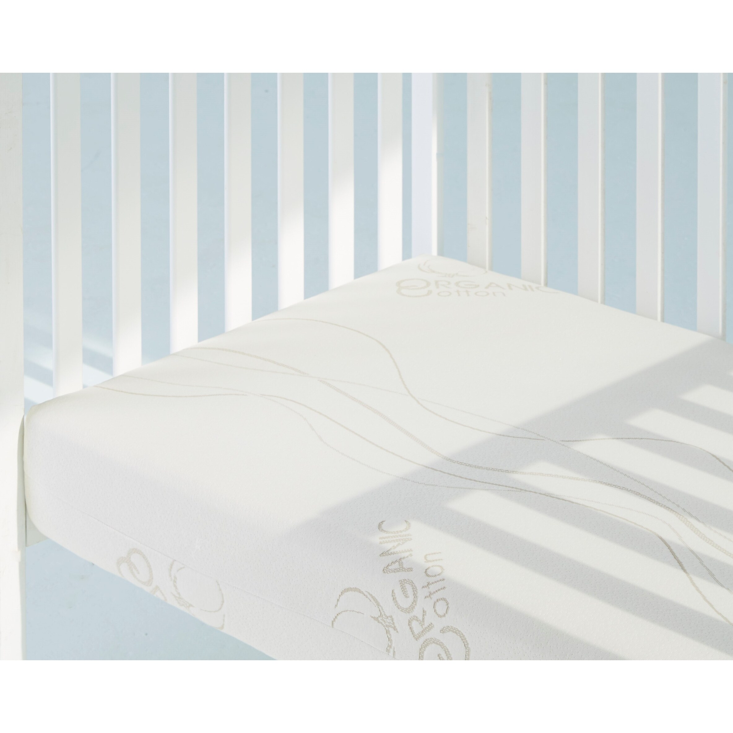 Hypoallergenic 100% Breathable Bundle of Dreams Classic 2-Stage Crib & Toddler Bed Mattress Eco-Friendly Edge Support Organic Cotton Cover 