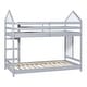 preview thumbnail 31 of 32, Walker Edison Wood Twin over Twin Bunk Bed