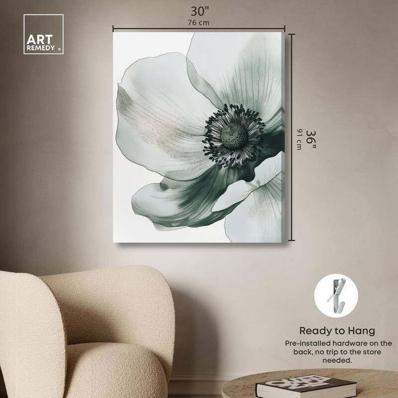 Delicate Stamen III Canvas by Art Remedy, Gallery Wrapped