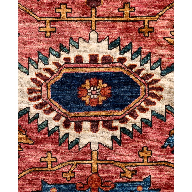 Serapi One-of-a-Kind Hand-Knotted Area Rug - Pink - 9' 1" x 11' 10"