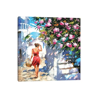 iCanvas "Greek Lane" by Dmitry Spiros Canvas Print