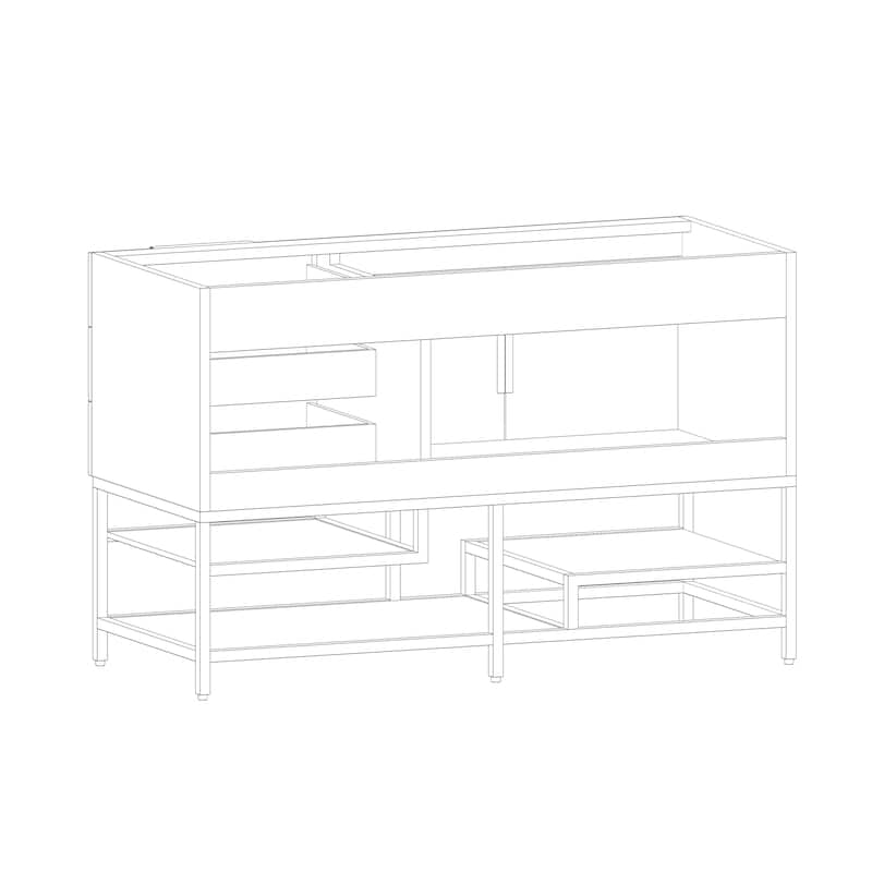 Noble 48" Free Standing Vanity with Reinforced Acrylic Sink