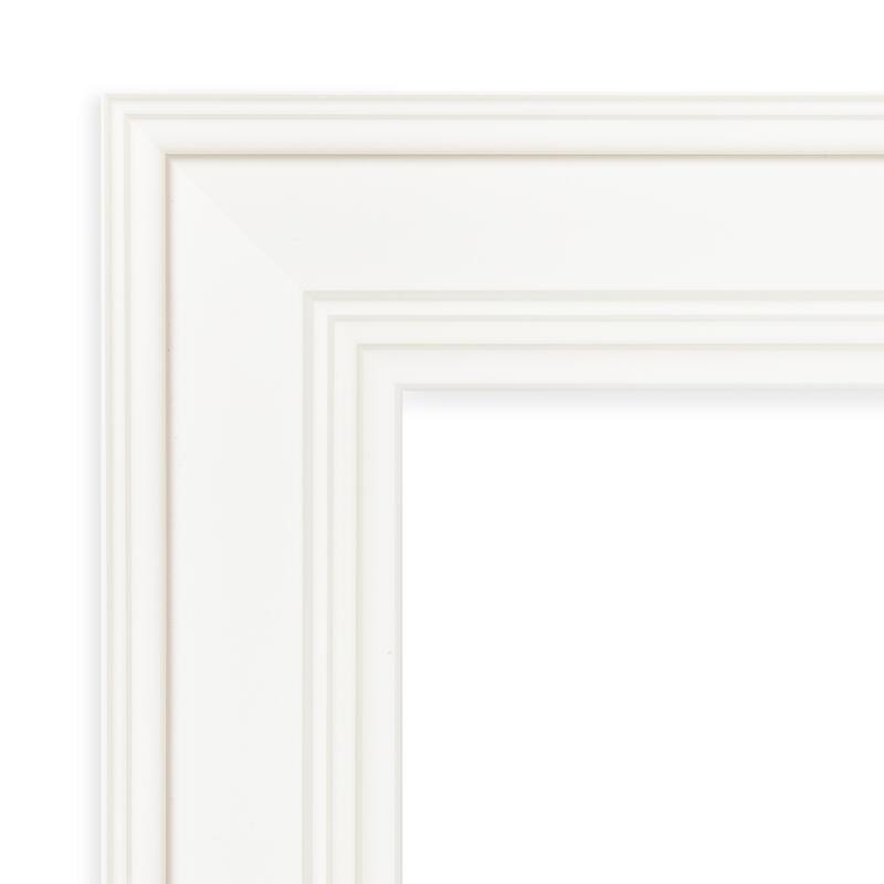 Ridge White Framed Natural Corkboard Bulletin Board