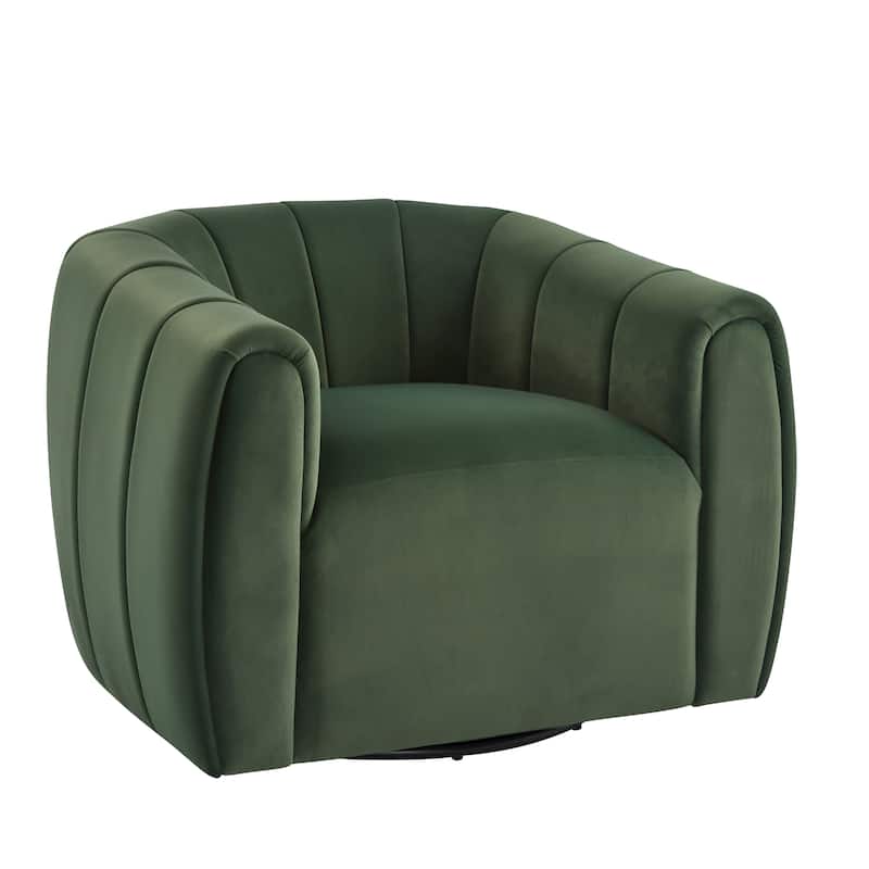 Monroe Indoor Modern Swivel Club Chair by Christopher Knight Home