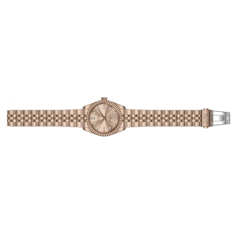 Invicta Women's 47509 Specialty Quartz 3 Hand Rose Gold Dial Watch - Rose Gold