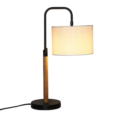 Stylish Desk Lamp,Easy To Install for Bedside Table Lamp, Night Light, Study Lamp, Simple Table Lamp with Cylinder Shade 110V