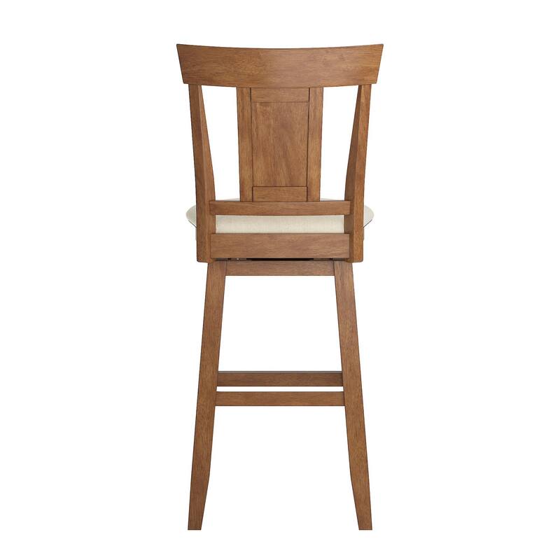 Eleanor Panel Back Wood Swivel Chair by iNSPIRE Q Classic