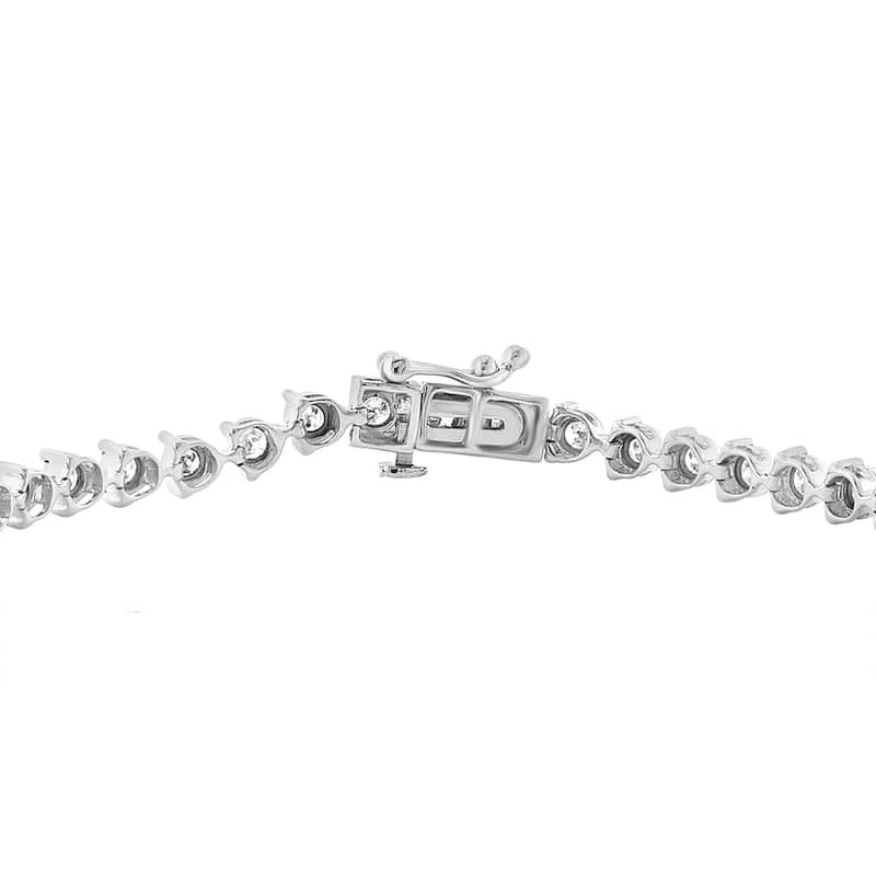 Effy 14K White Gold Diamond Tennis Bracelet
