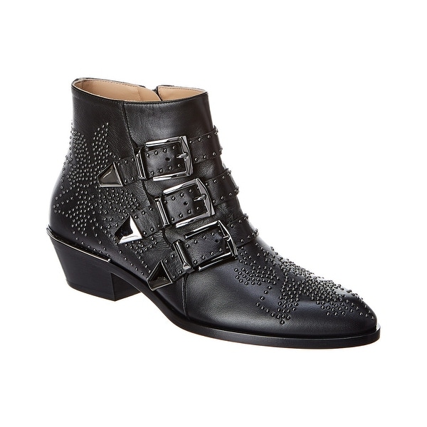 chloé susanna studded leather ankle boots