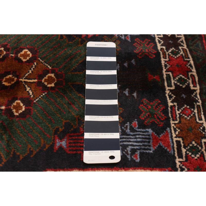Teimani Navy Rug 3'6" x 6'0" - 3'6 x 6'0