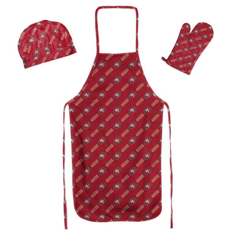 NFL 3-piece BBQ Apron, Mitt, Hat Set